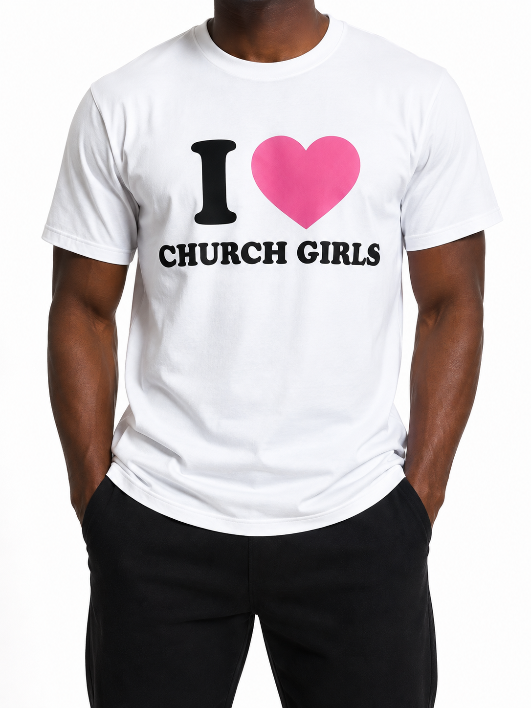 STRAWBERRY CREAM CHURCH GIRLS TEE
